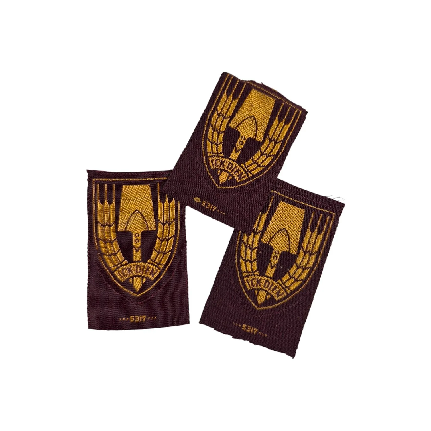 Nederlandsche Arbeidsdienst "NAD" pet/veldmuts embleem — Insignes & Emblemen — WO2 (foto 3 van 3)