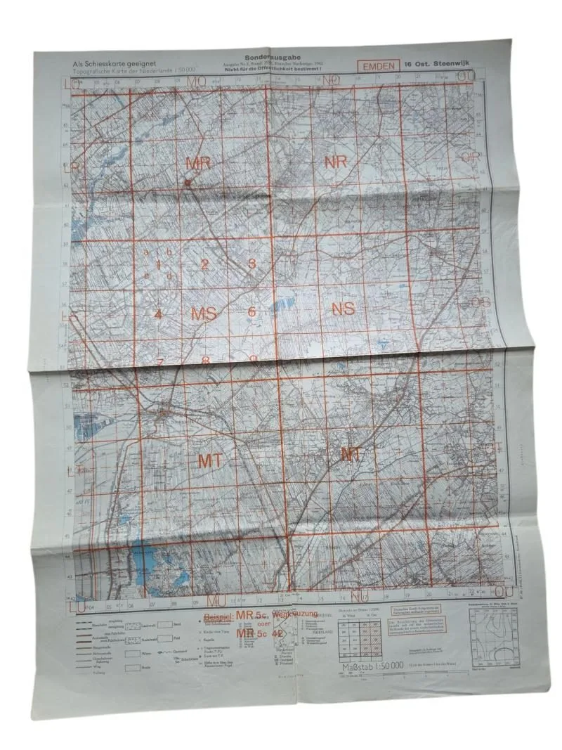 a wehrmacht map off " ost Steenwijk — WO2