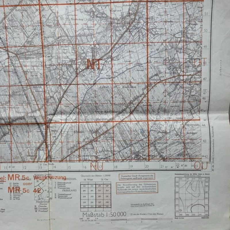 a wehrmacht map off " ost Steenwijk — Overige — WO2 (foto 4 van 7)