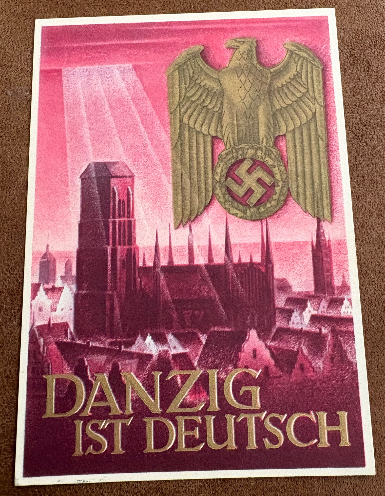 Danzig ist Deutsch postkaart