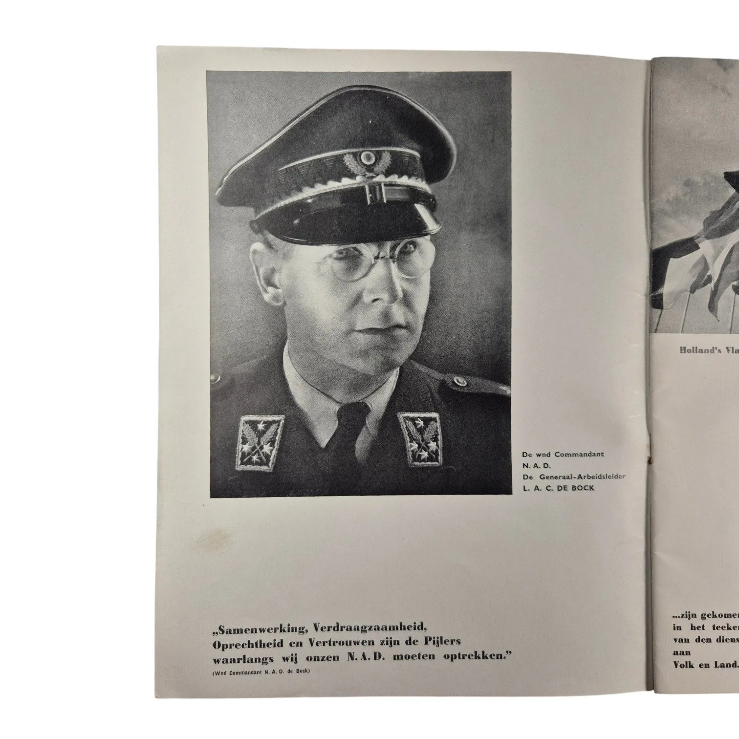 Nederlandse Arbeidsdienst (NAD) boekje "De liefde tot zijn land is ieder aangeboren" — Boeken & Tijdschriften — WO2 (foto 2 van 7)