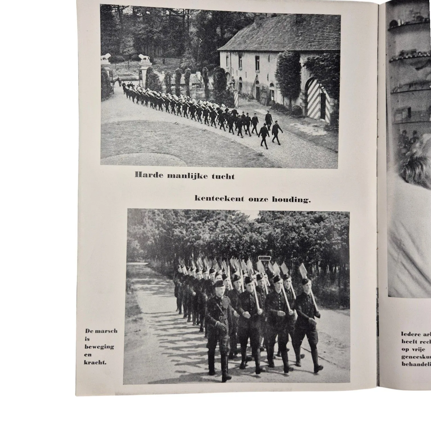 Nederlandse Arbeidsdienst (NAD) boekje "De liefde tot zijn land is ieder aangeboren" — Boeken & Tijdschriften — WO2 (foto 3 van 7)