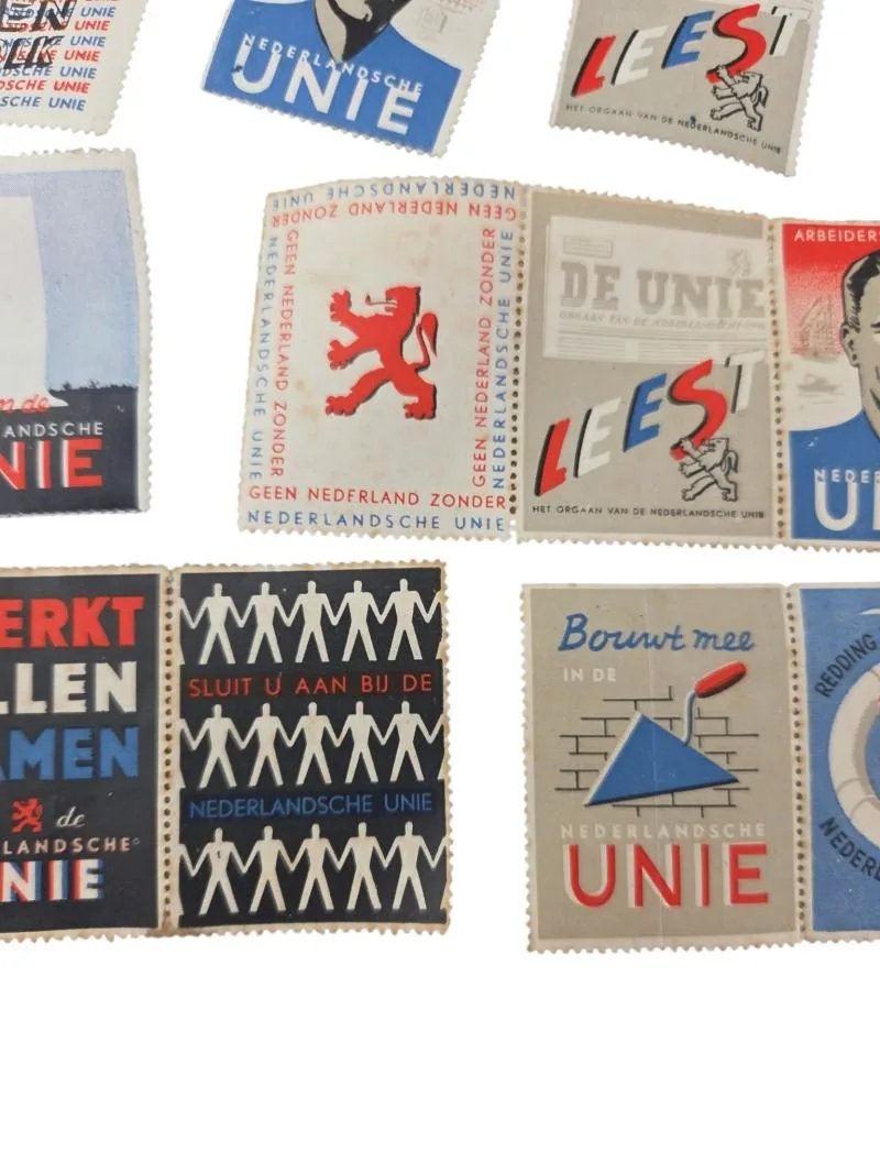a lot off 11 Netherlands Union stamps — Overige — WO2 (foto 6 van 9)