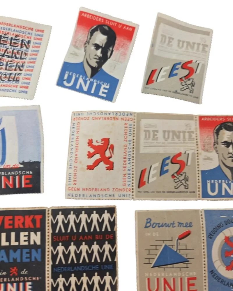 a lot off 11 Netherlands Union stamps — Overige — WO2 (foto 2 van 9)