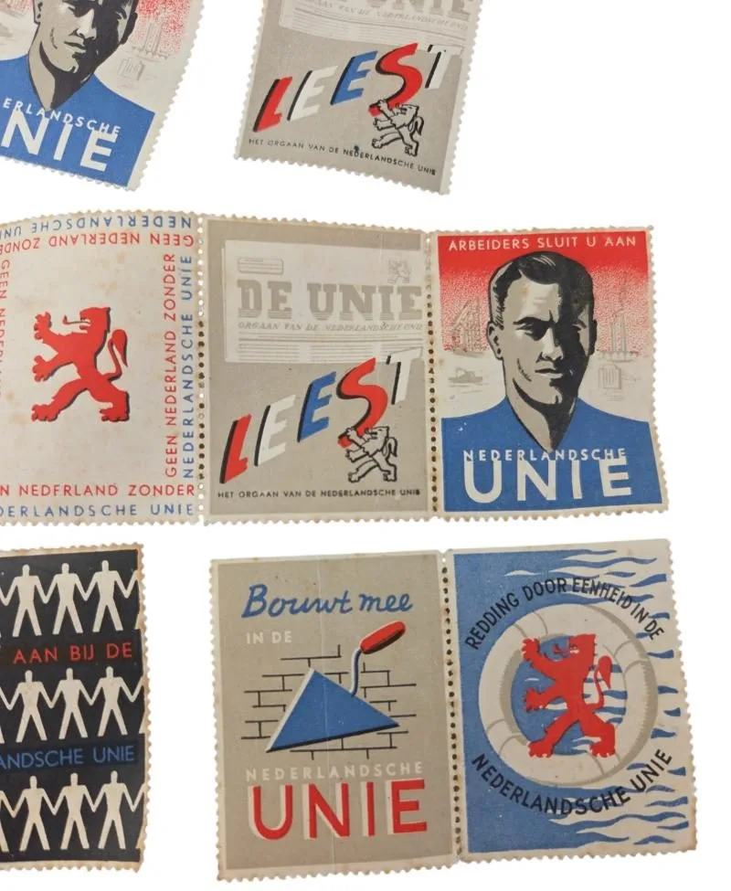 a lot off 11 Netherlands Union stamps — Overige — WO2 (foto 4 van 9)