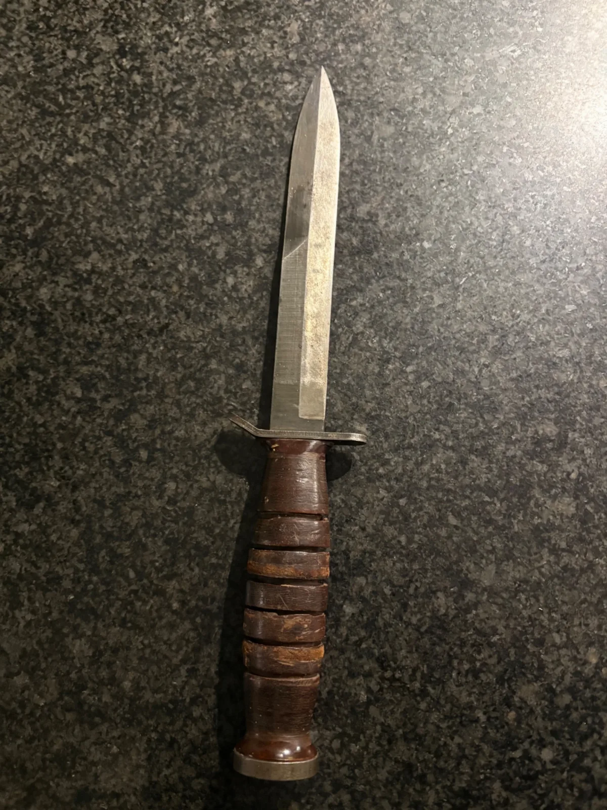 Zeldzaam WO2 US M3 Trench Knife – Imperial – Authentiek Militaria — WO2