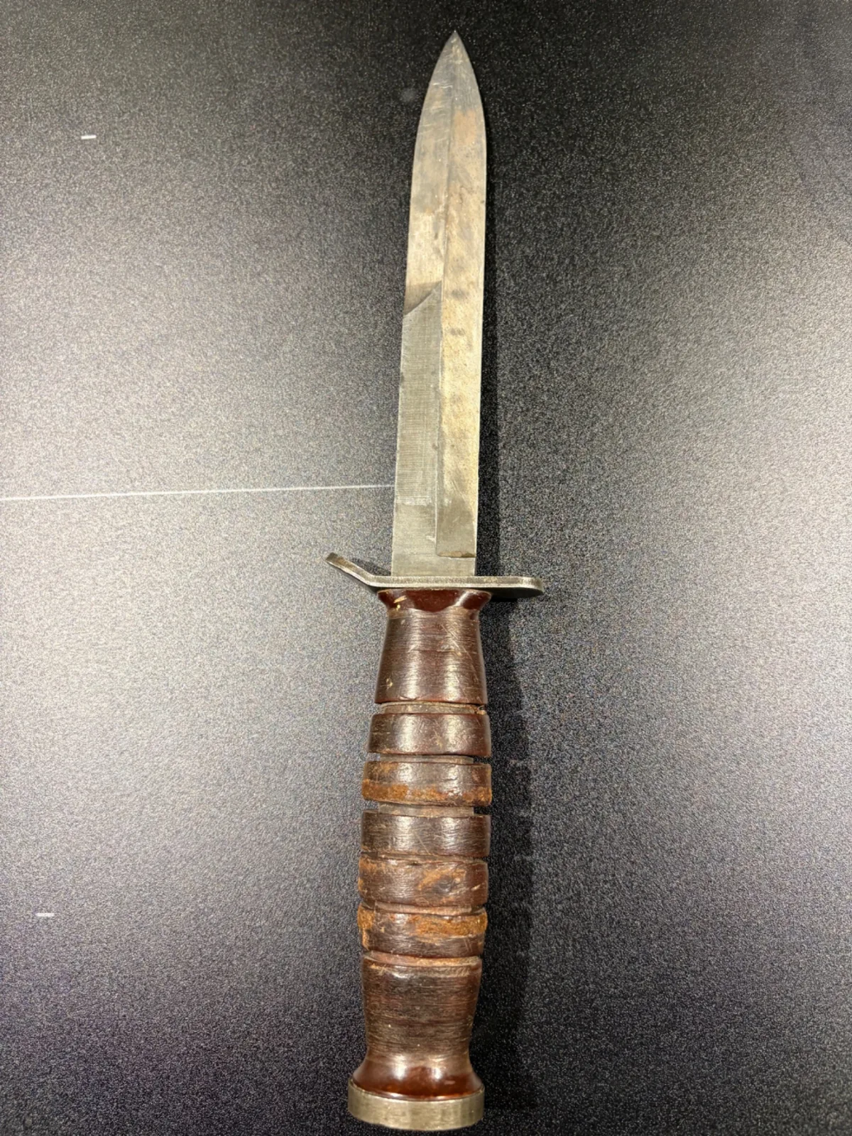 Zeldzaam WO2 US M3 Trench Knife – Imperial – Authentiek Militaria — Wapens — WO2 (foto 2 van 3)