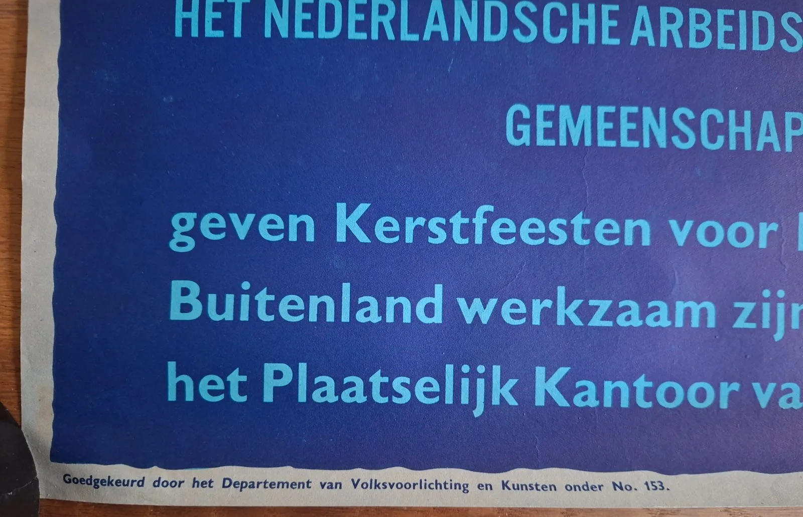 Affiche 'Het Nederlandsche Arbeidsfront' 1943 — Overige — WO2 (foto 2 van 4)