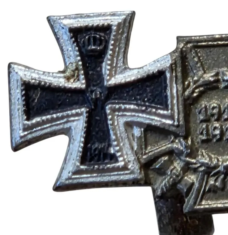 duitse ww1  knoopgat pin in leuke nette staat — Insignes & Emblemen — WO1 (foto 4 van 5)