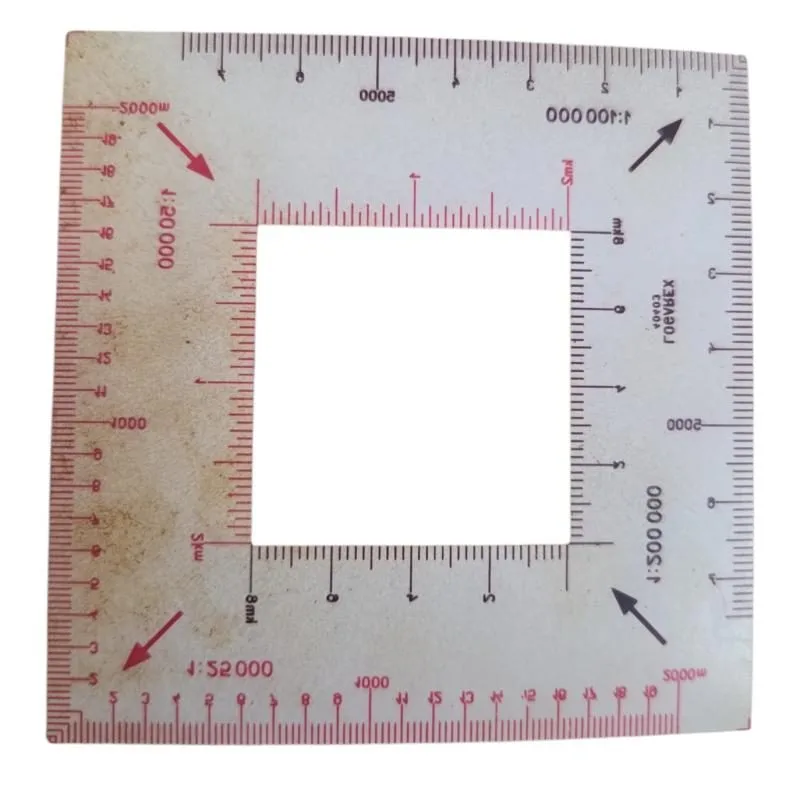 wehrmacht Kartenwinkelmesser pouch with content — Overige — WO2 (foto 3 van 9)
