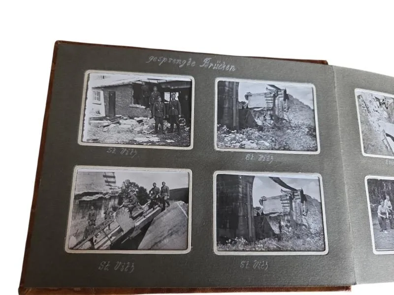duitse ww2 foto album met 391 fotos uit frankerijk 1940 en oost front — Foto's & Documenten — WO2 (foto 7 van 10)