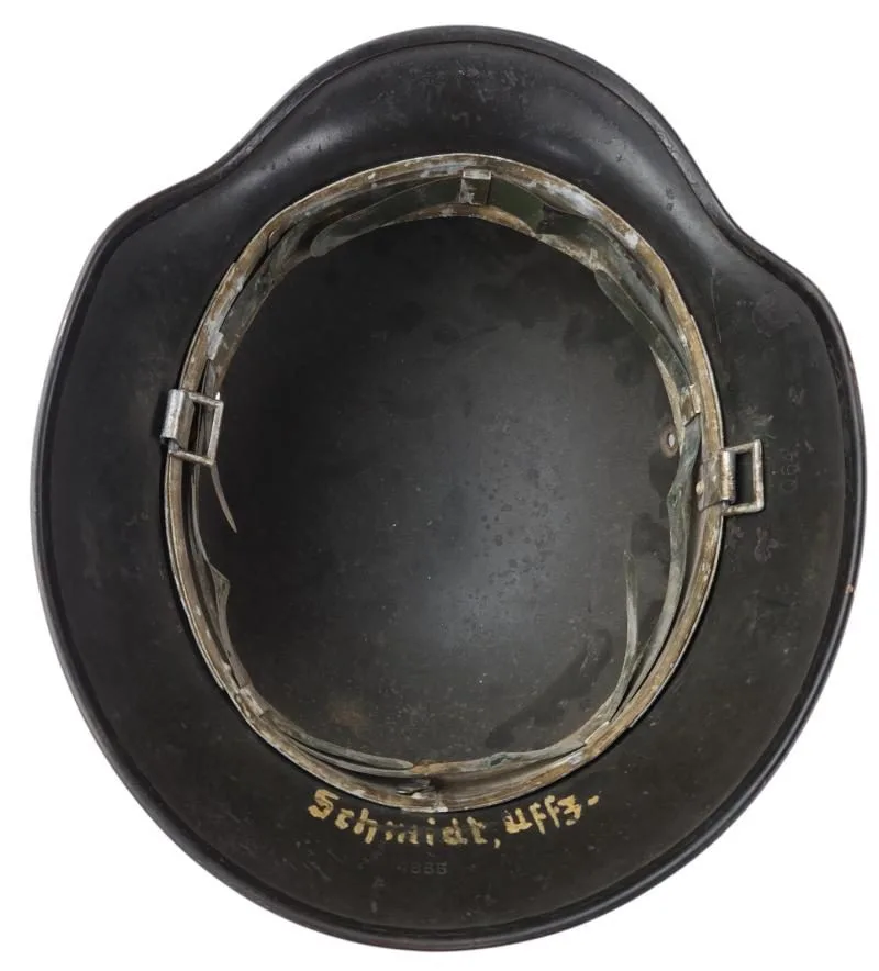 WW2 German M40 steel Helmet Q64'"Quist " — Helmen & Hoofddeksels — WO2 (foto 8 van 10)