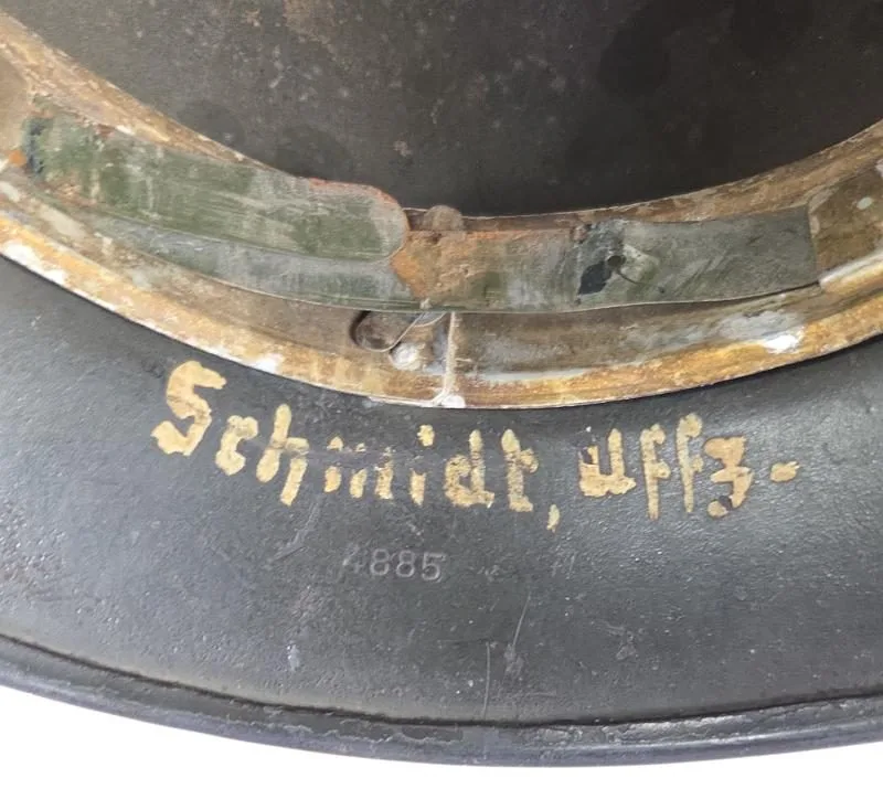 WW2 German M40 steel Helmet Q64'"Quist " — Helmen & Hoofddeksels — WO2 (foto 5 van 10)
