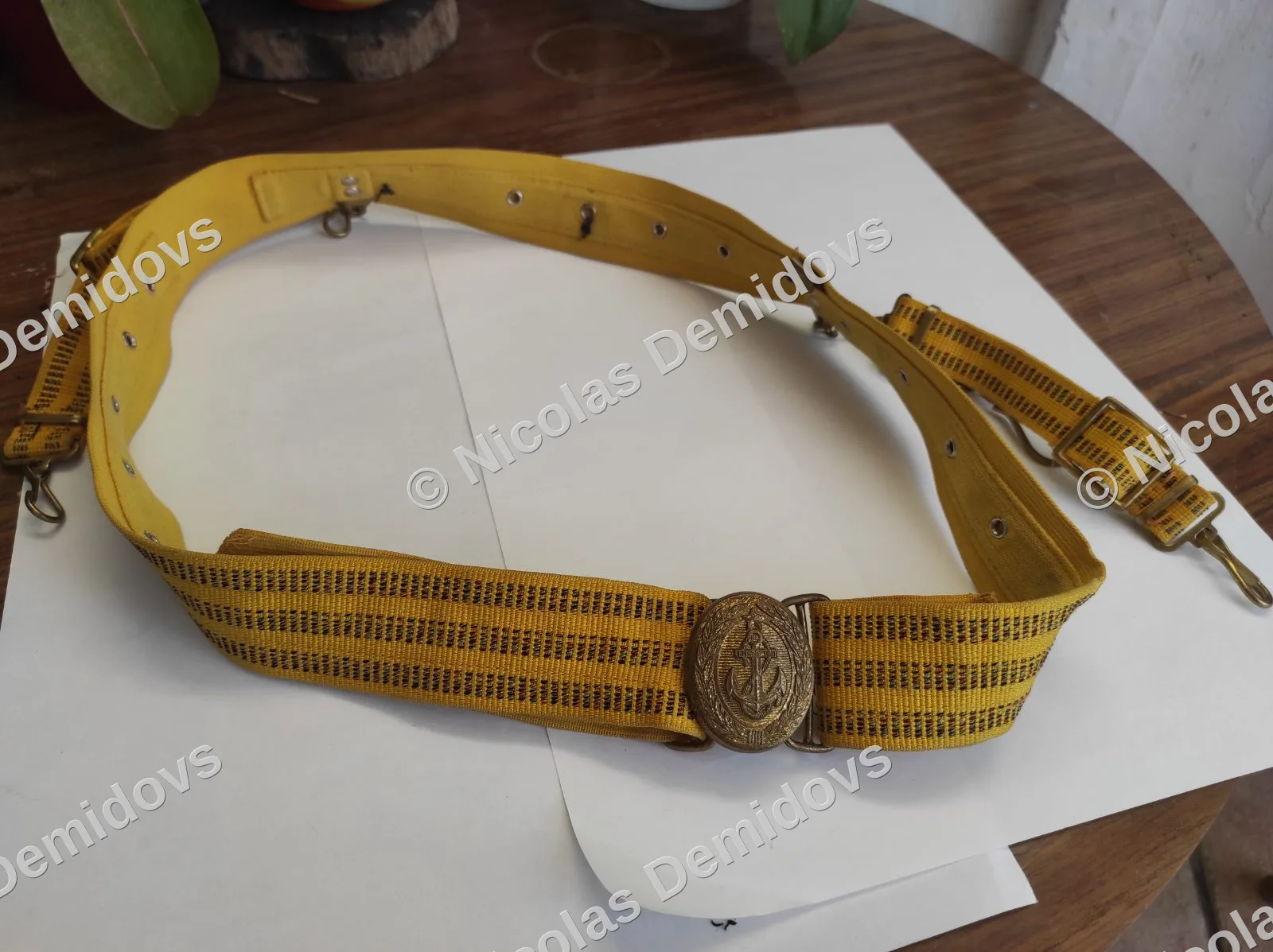 Cinturón de desfile de oficial de la Armada soviética. — Uniformen — Koude-Oorlog (foto 2 van 5)