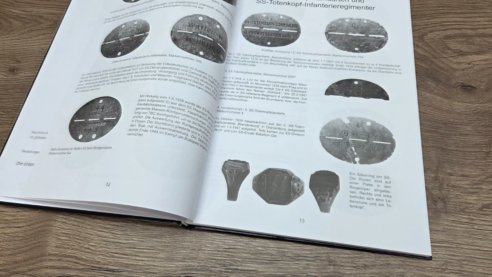 Boek - Die Erkennungsmarken Der SS-Einheiten — Boeken & Tijdschriften — Modern (foto 3 van 4)