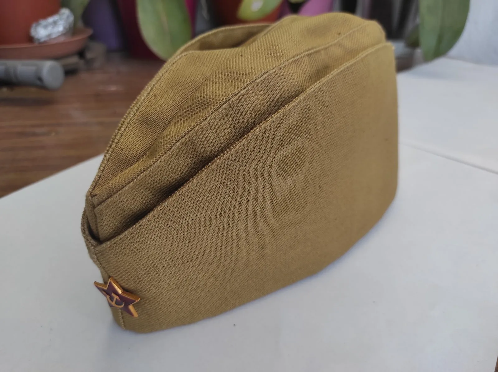 Soviet Army soldier´s field cap ( pilotka) — Koude-Oorlog