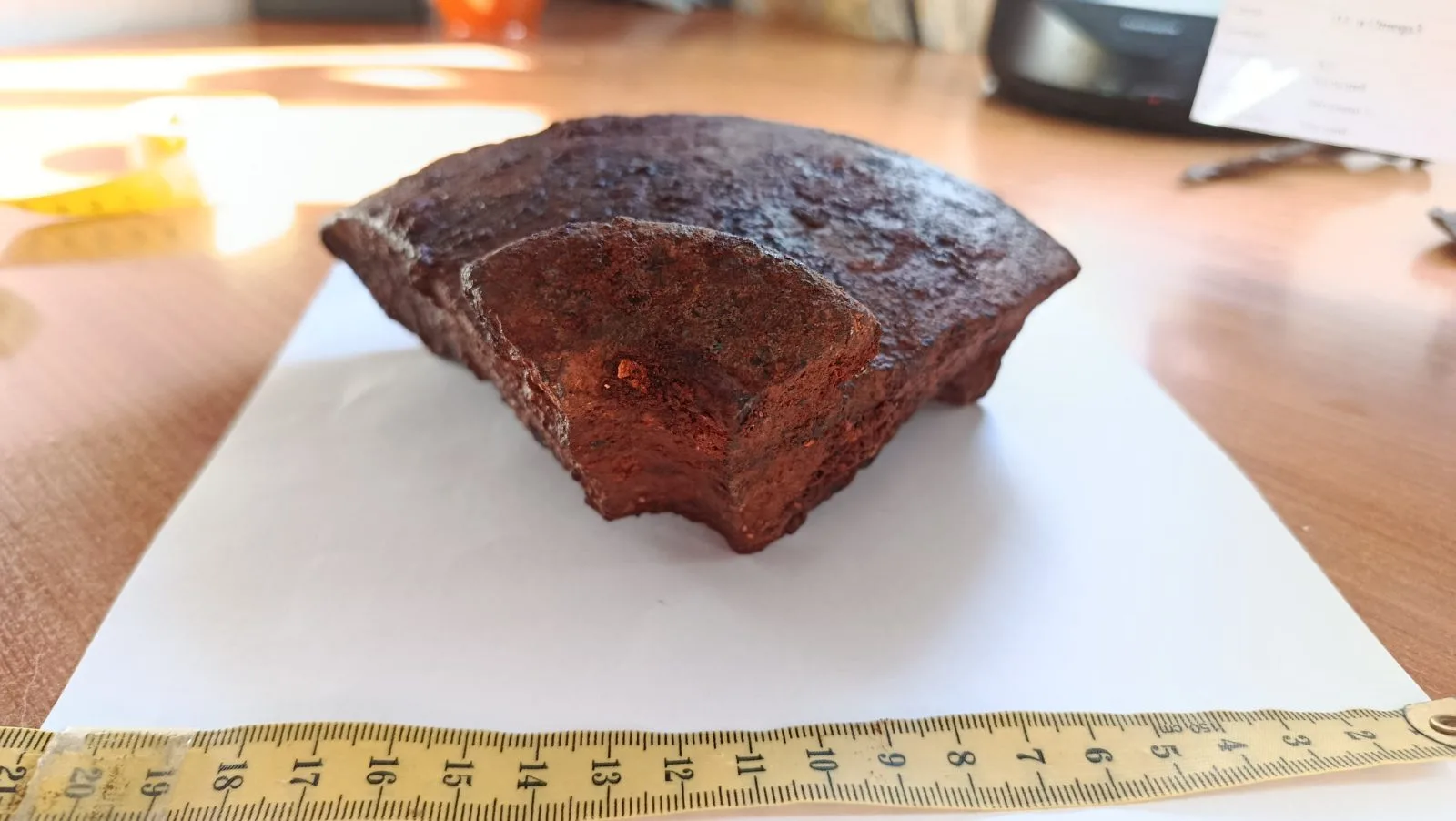 Fragment of a 14-inch bomb from a Spanish mortar — Overige — WO1 (foto 4 van 9)