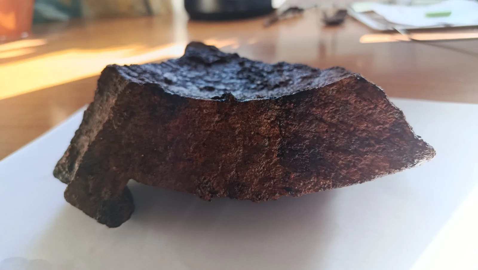 Fragment of a 14-inch bomb from a Spanish mortar — Overige — WO1 (foto 3 van 9)