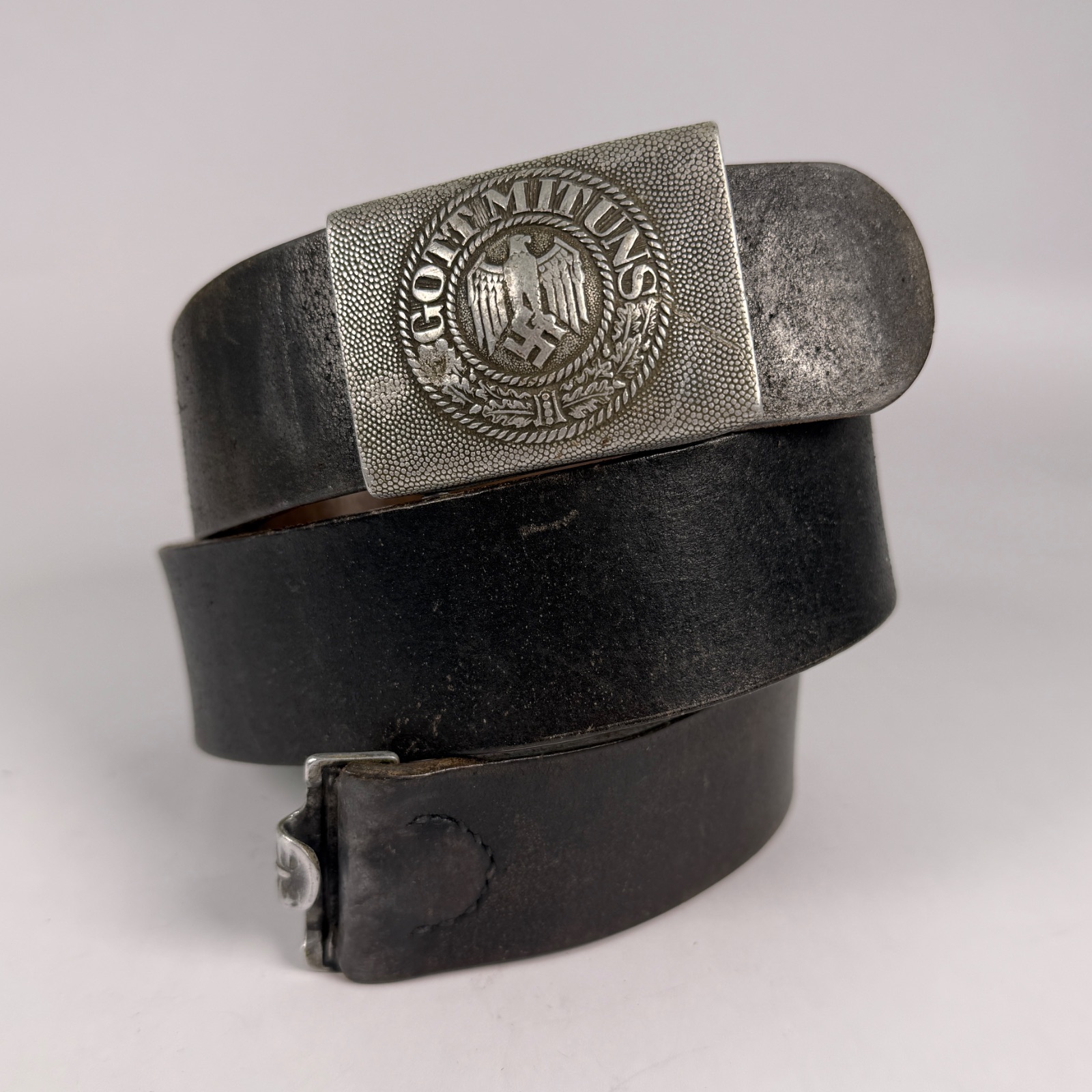 Duitse wehrmacht koppelriem met tab