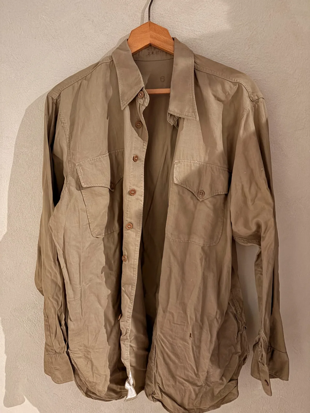 US 101 airborne uniformset - WO2 / Korea - Ike Jacket, Broek, Overhemd & Garrison Cap. — Uniformen — WO2 (foto 2 van 5)