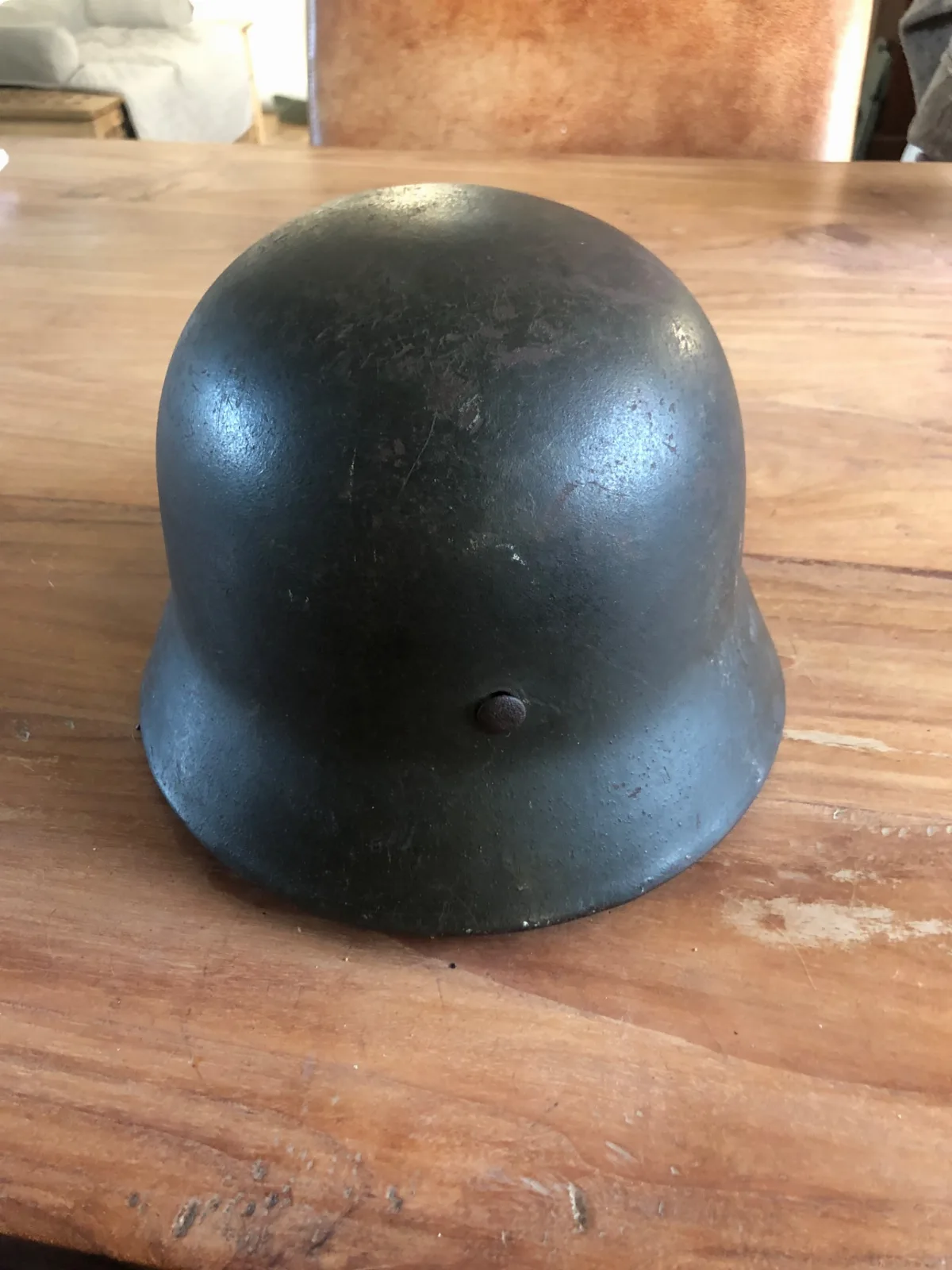 M42 stahlhelm Heeres of Kriegsmarine — Helmen & Hoofddeksels — WO2 (foto 3 van 6)