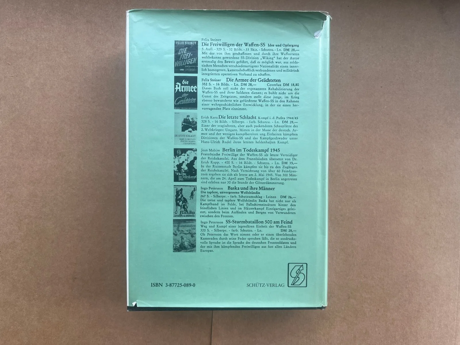 Kameraden bis zum Ende - Otto Weidinger (1987) — Boeken & Tijdschriften — WO2 (foto 3 van 7)