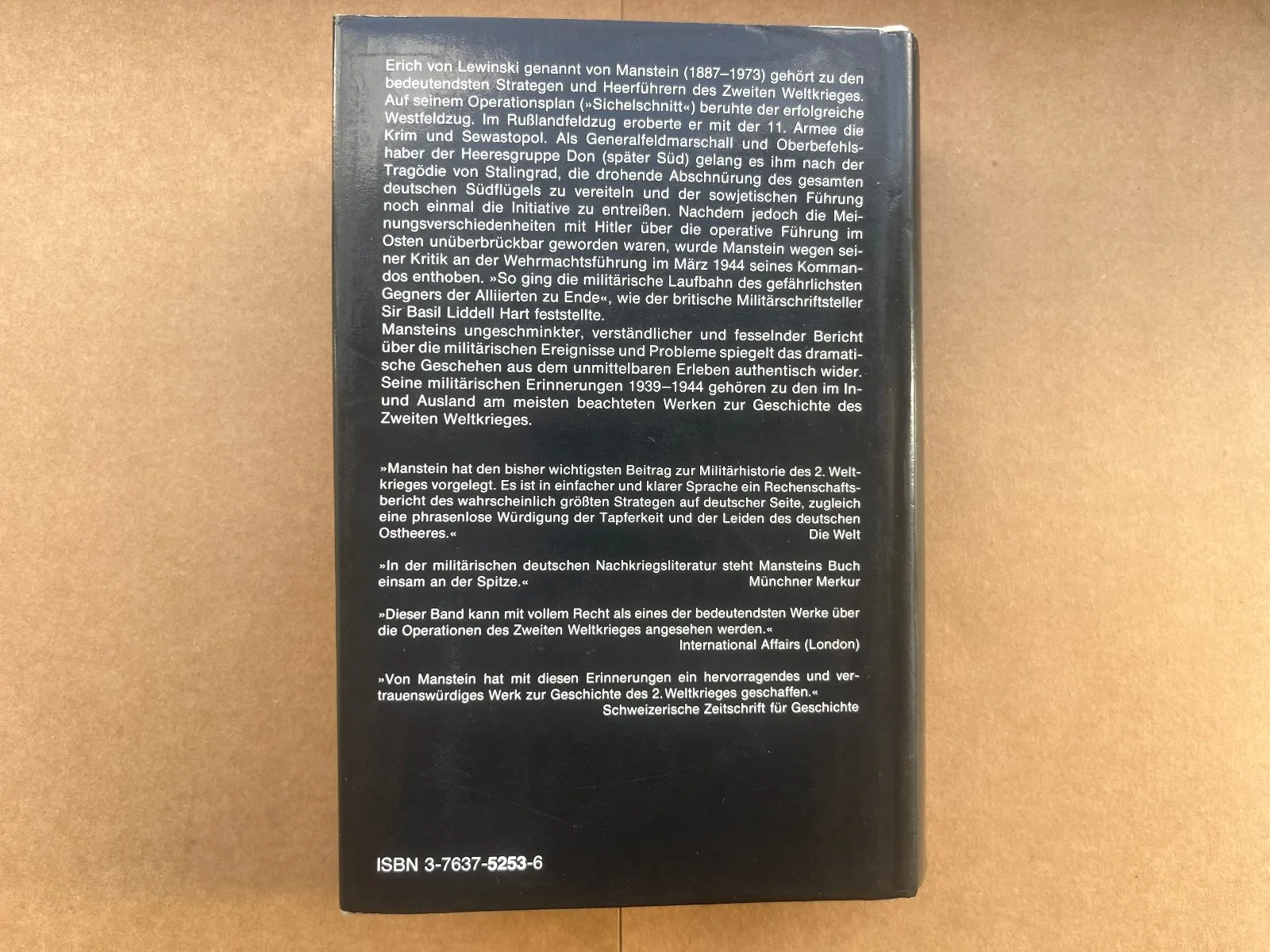 Manstein: Verlorene Siege - Erich von Manstein (1991) — Boeken & Tijdschriften — WO2 (foto 3 van 7)