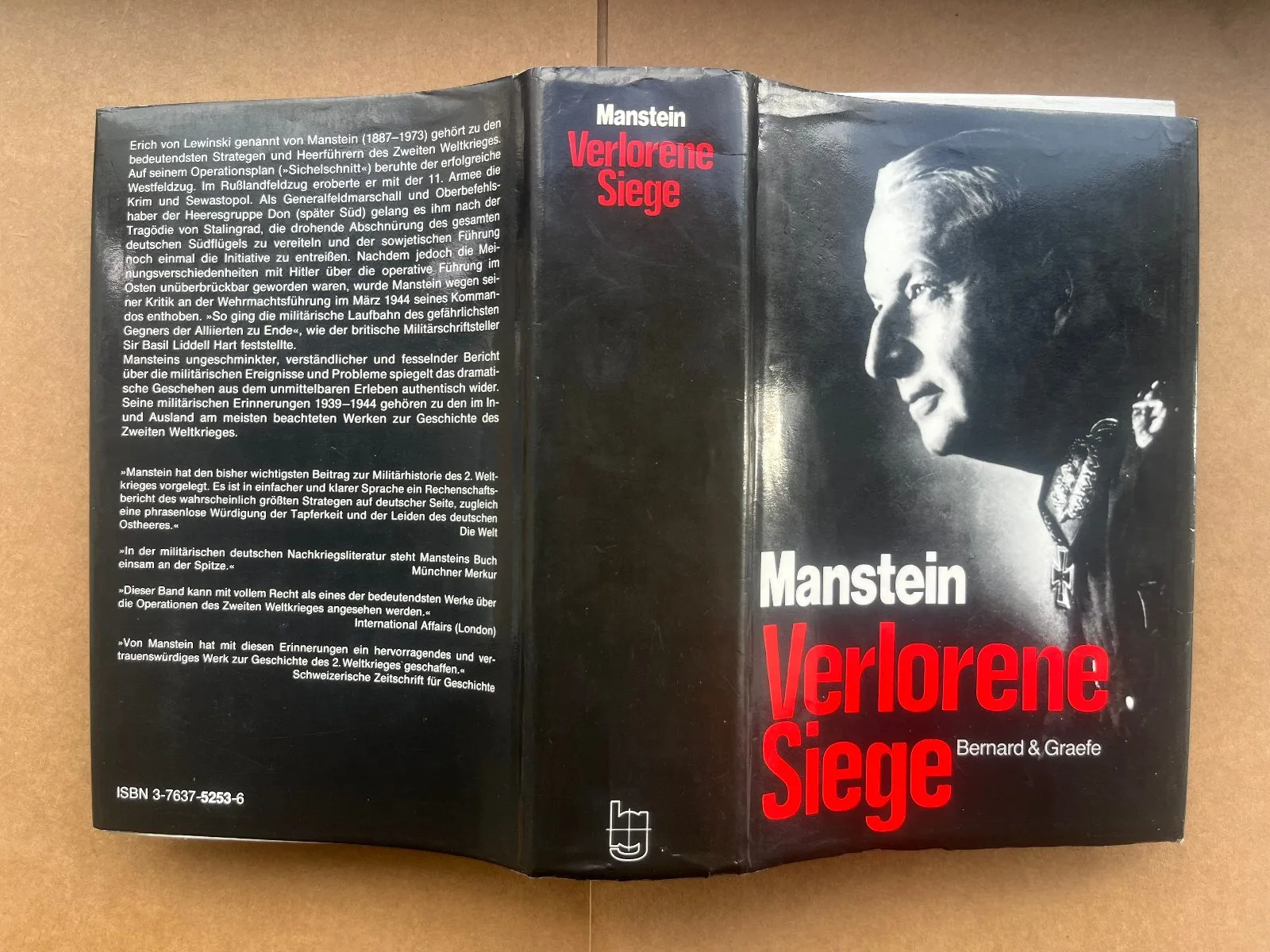 Manstein: Verlorene Siege - Erich von Manstein (1991) — Boeken & Tijdschriften — WO2 (foto 2 van 7)