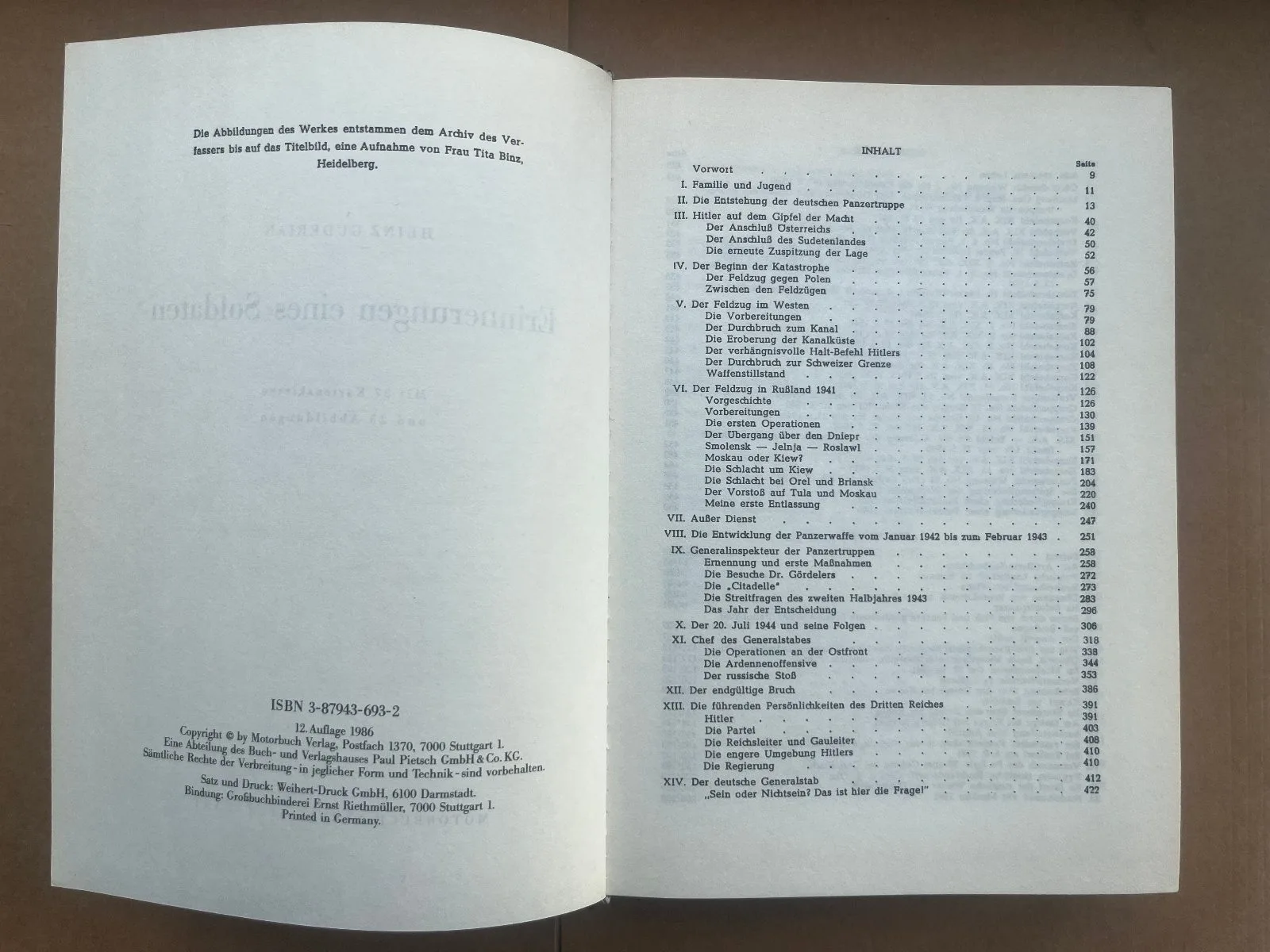 Erinnerungen eines Soldaten - Heinz Guderian (1986) — Boeken & Tijdschriften — WO2 (foto 4 van 7)