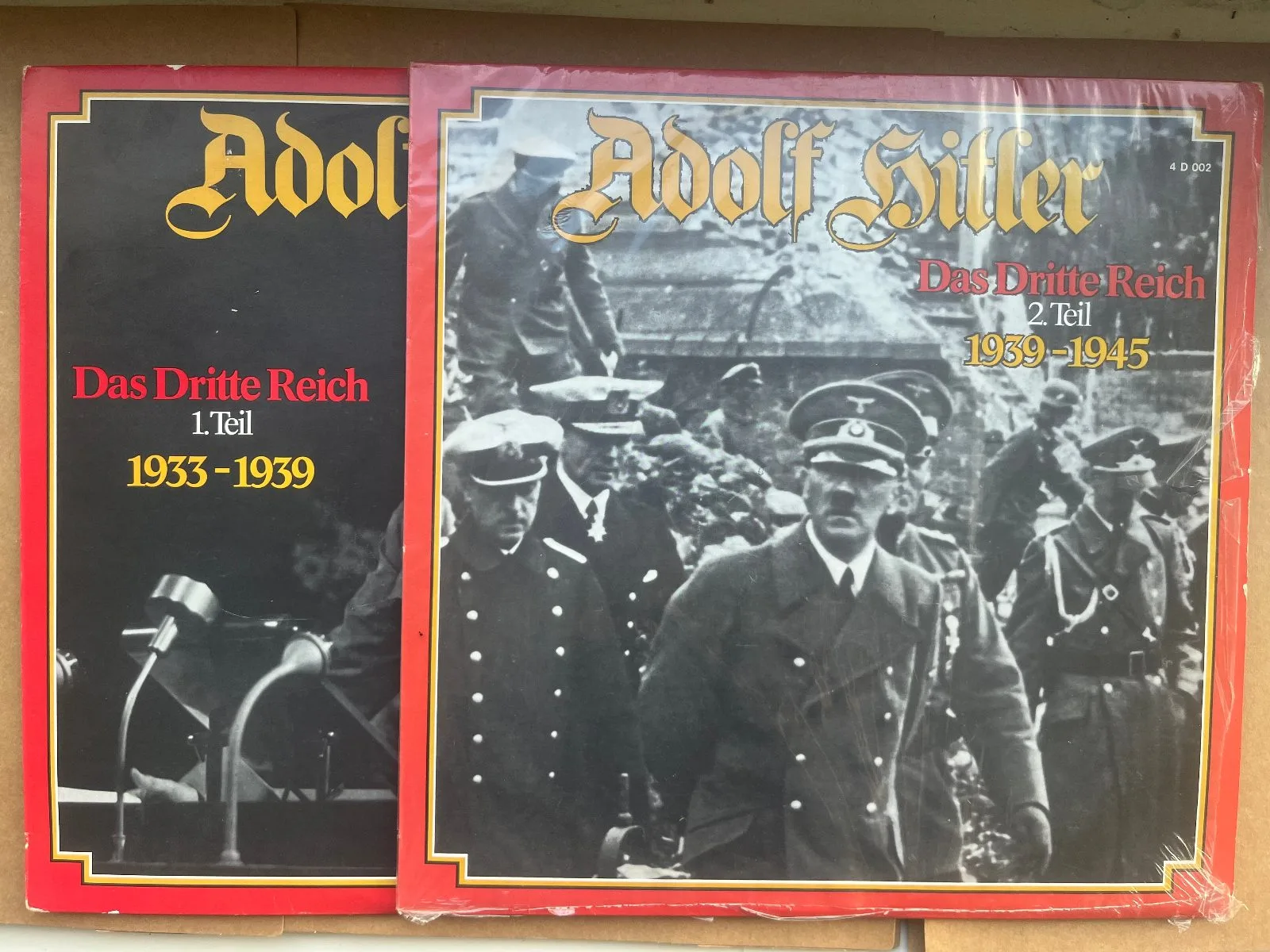 Adolf Hitler - Das Dritte Reich 1933-1945 2x Vinyl LPs Collectie 2. Teil (1974) — WO2