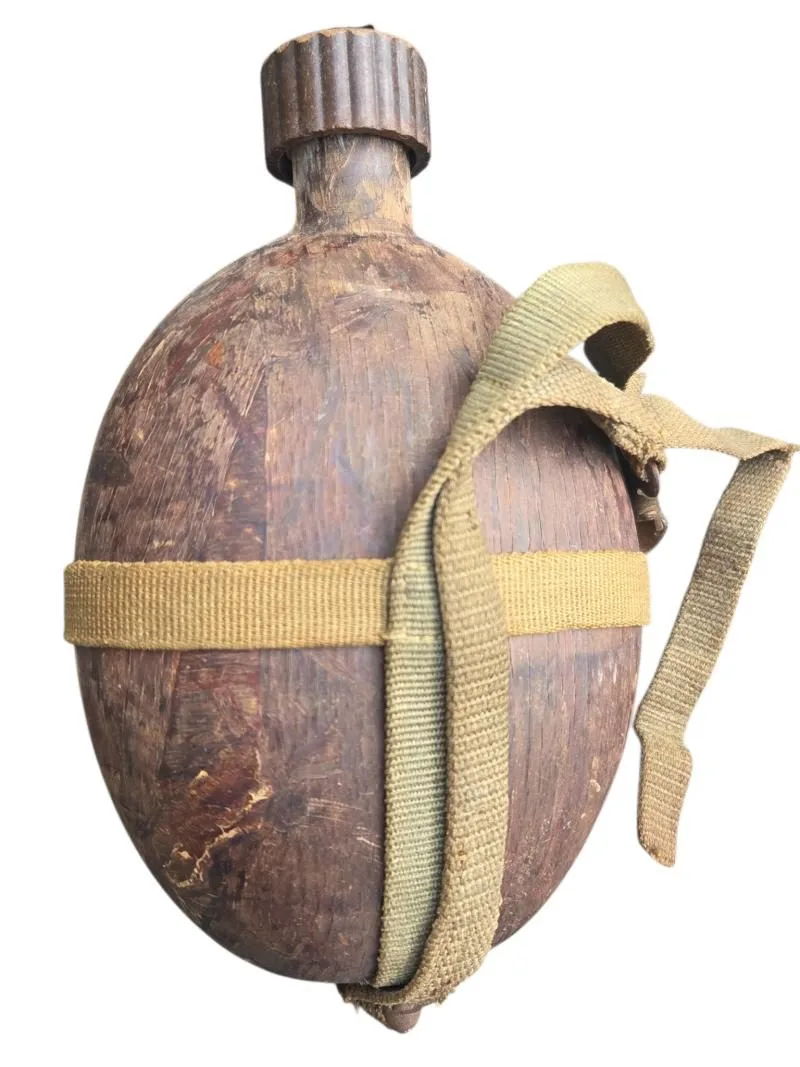 duitse ww2 veld fles in gebruikte staat — Uitrusting & Accessoires — WO2 (foto 4 van 9)