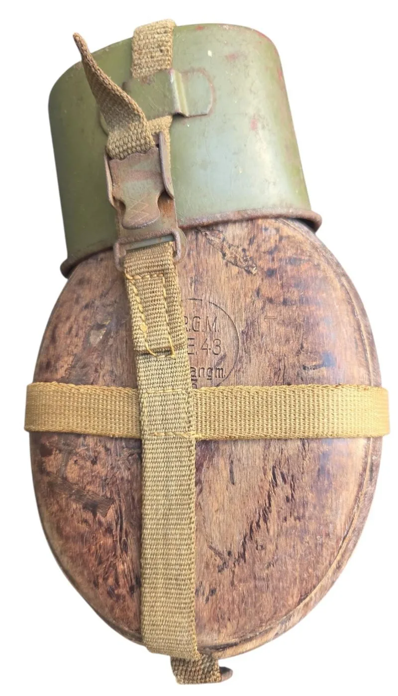 duitse ww2 veld fles in gebruikte staat — Uitrusting & Accessoires — WO2 (foto 2 van 9)