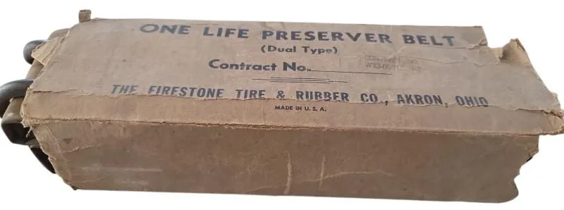 us ww2 navy one line preserver belt in its original box — Uitrusting & Accessoires — WO2 (foto 6 van 10)