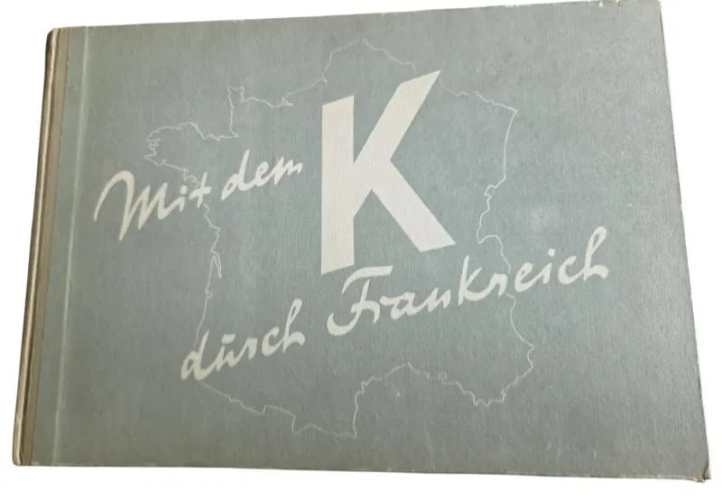 a german ww2 "Mit dem K durch Frankreich" book — WO2