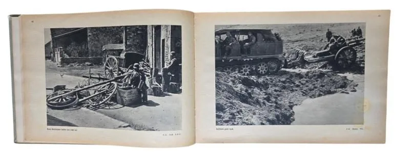a german ww2 "Mit dem K durch Frankreich" book — Boeken & Tijdschriften — WO2 (foto 5 van 10)