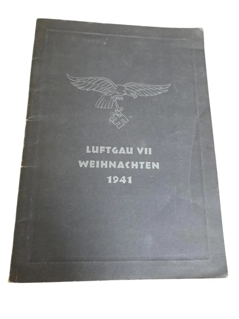 Luftwaffe Christmas 1941 art drawings set — WO2