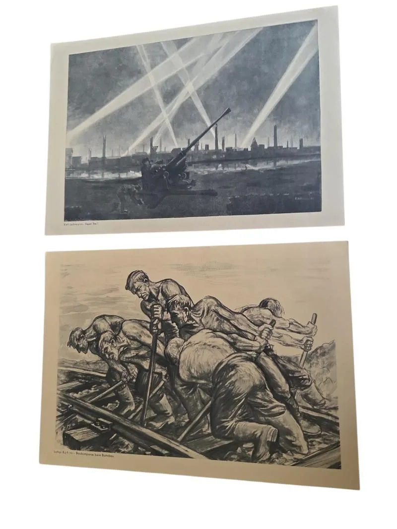 Luftwaffe Christmas 1941 art drawings set — Foto's & Documenten — WO2 (foto 5 van 10)
