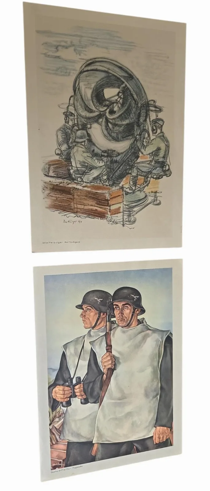 Luftwaffe Christmas 1941 art drawings set — Foto's & Documenten — WO2 (foto 9 van 10)