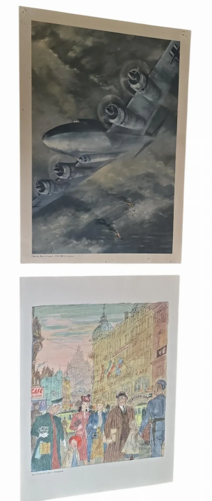 Luftwaffe Christmas 1941 art drawings set — Foto's & Documenten — WO2 (foto 3 van 10)