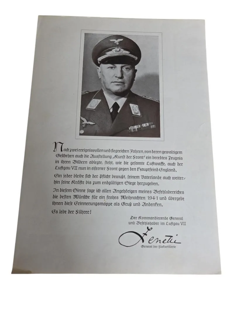 Luftwaffe Christmas 1941 art drawings set — Foto's & Documenten — WO2 (foto 2 van 10)