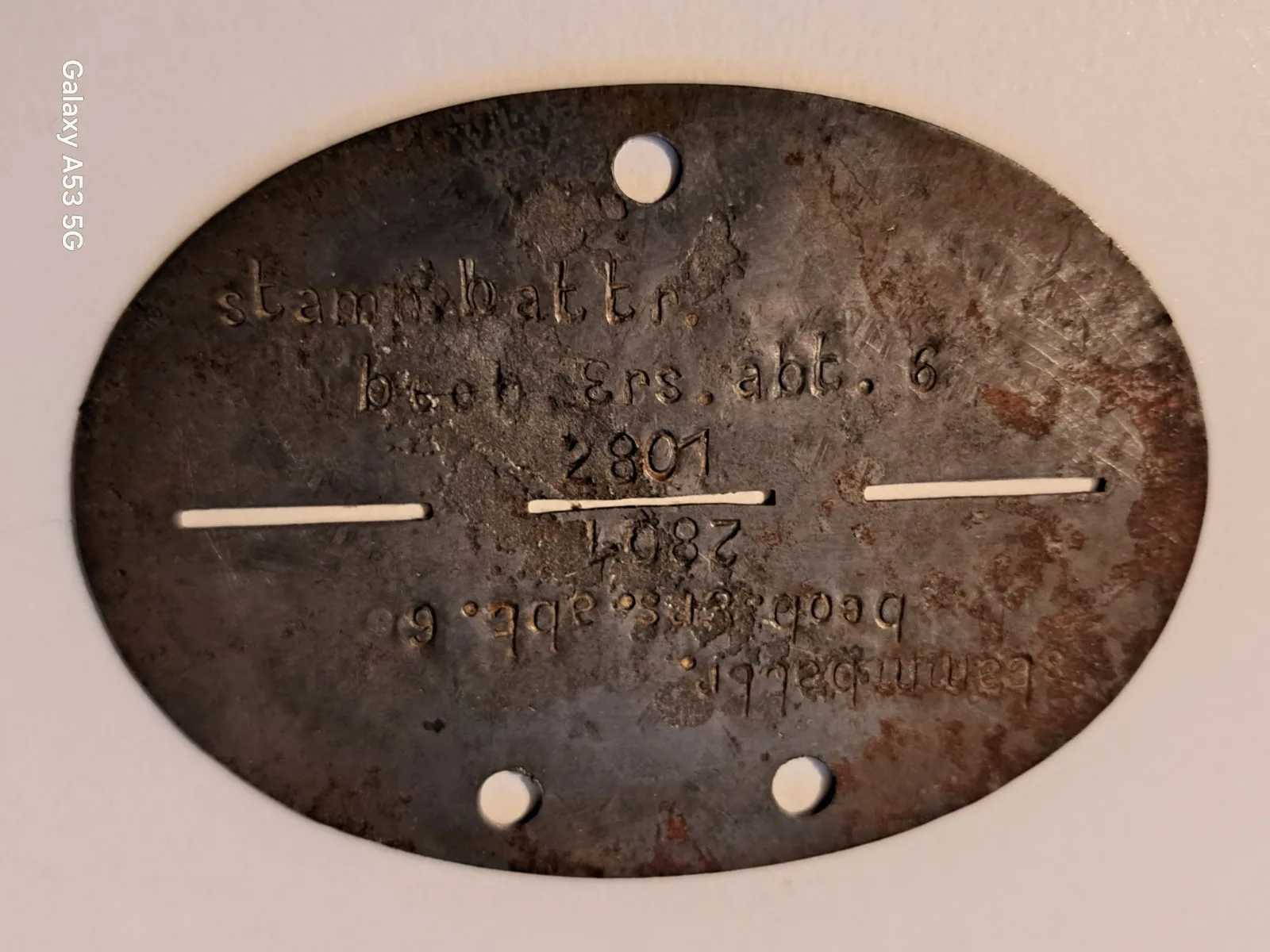 ekm artillerie observatie unit — WO2