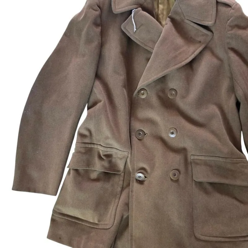 amerikaanse ww2 lange jas in hele nette staat label is alleen niet meer te lezen de maat is 40 l — Uniformen — WO2 (foto 4 van 9)