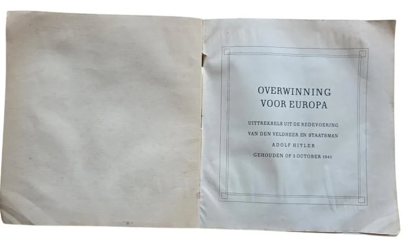 nederlandse/duitse ww2 boek over winning voor europa het lijkt of die ooit nat is geweest — Boeken & Tijdschriften — WO2 (foto 2 van 7)