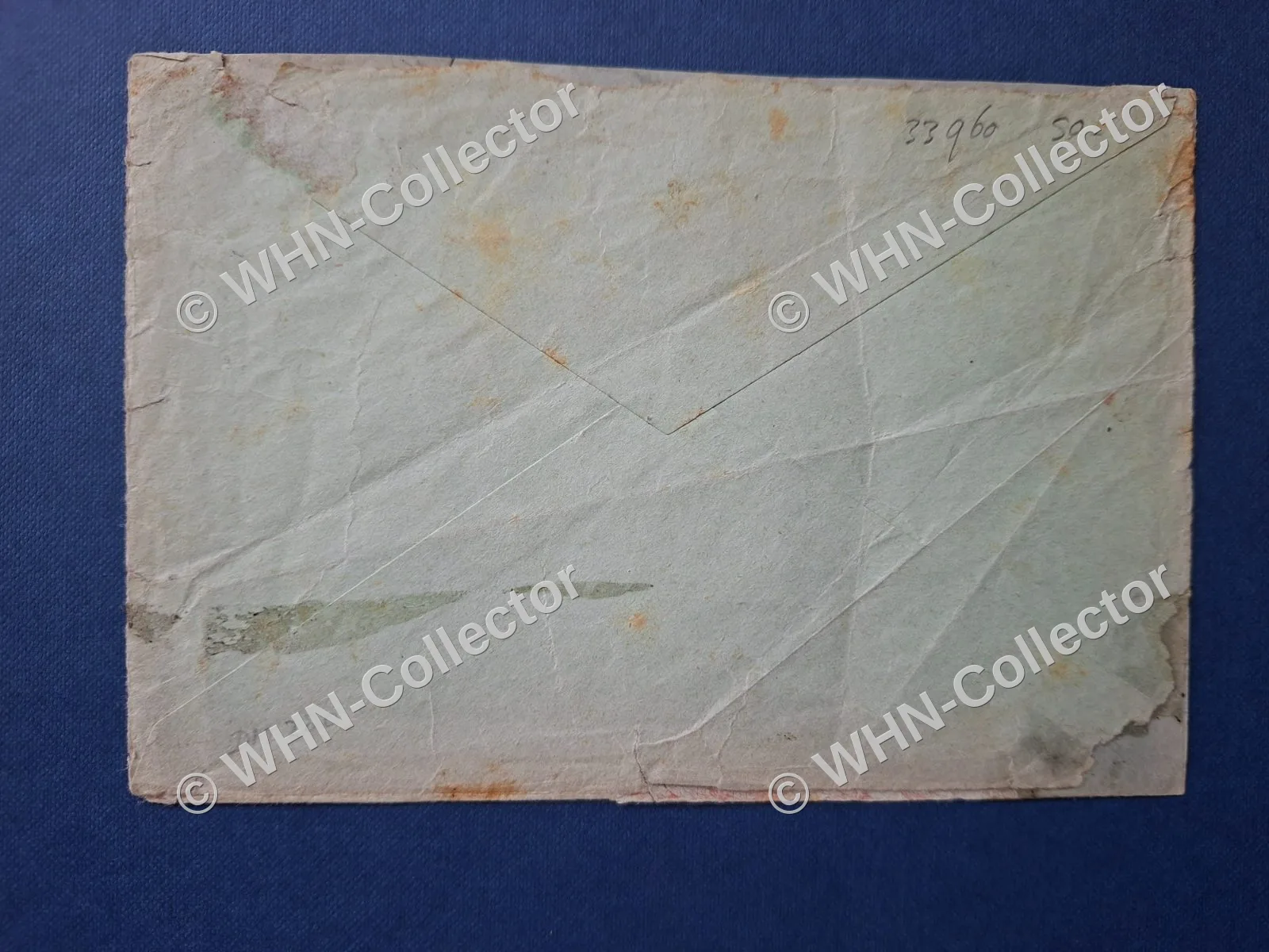 Brief enveloppe uit Kz. Auschwitz — Foto's & Documenten — WO2 (foto 2 van 2)