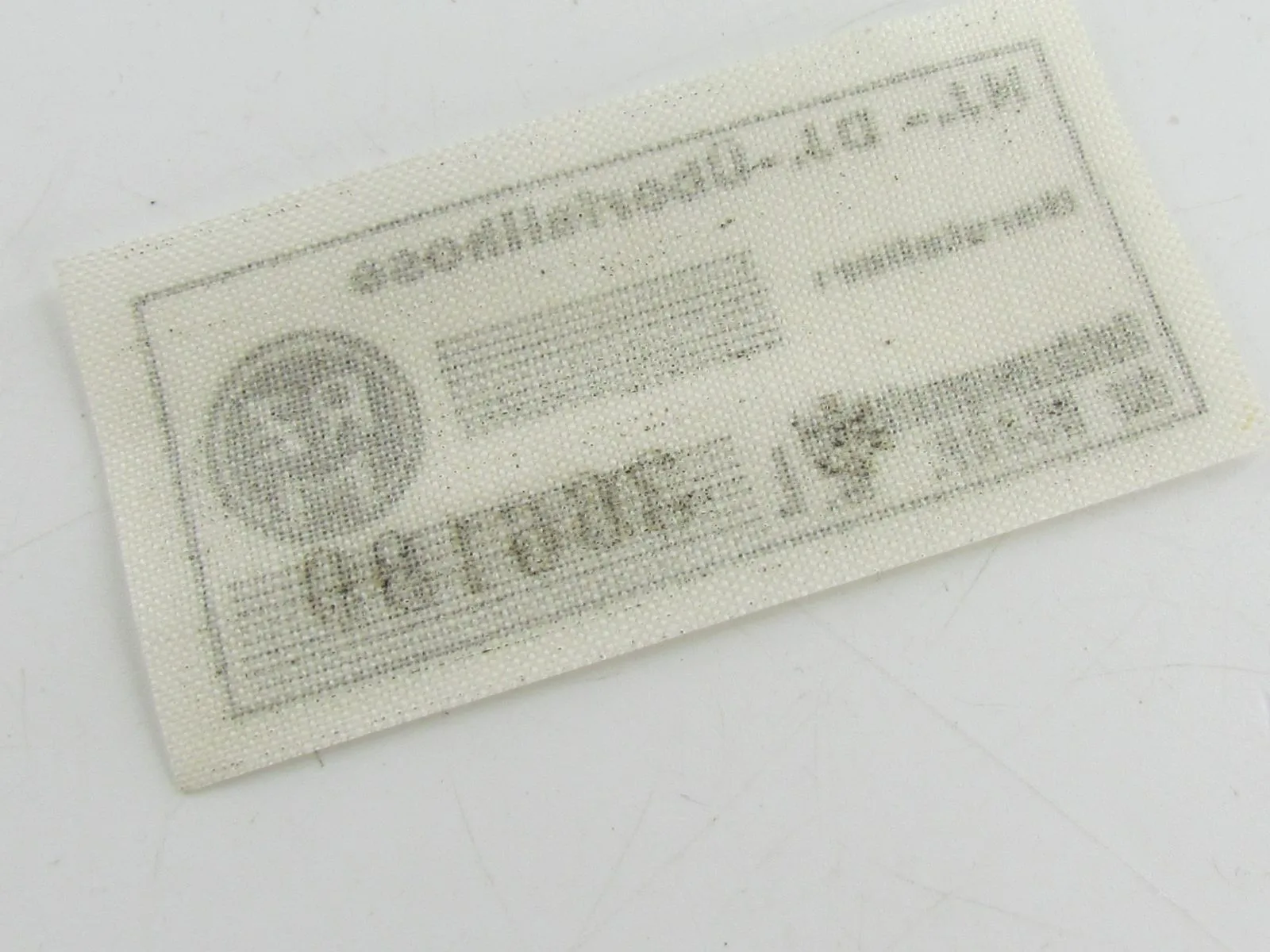 stoffen label voor een HJ (Hitler Jugend) of DJ (Deutsches Jungvolk) "Überfallhose" — Insignes & Emblemen — WO2 (foto 4 van 6)