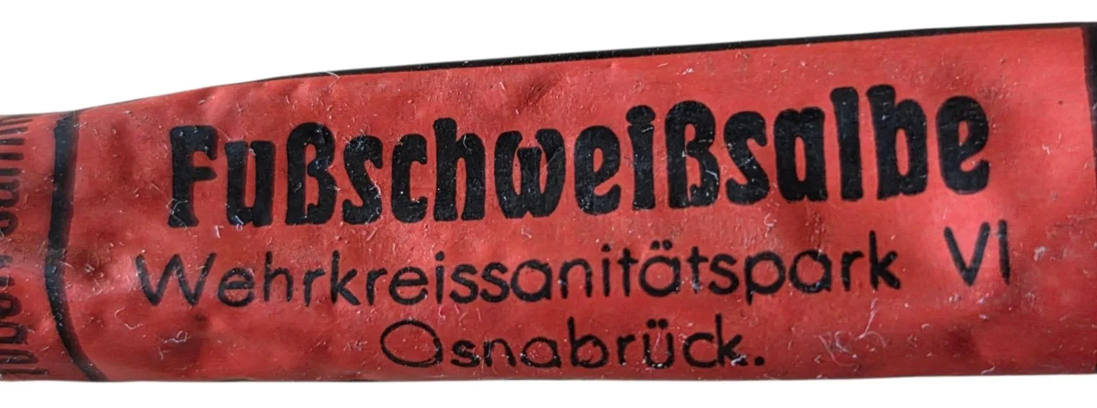 a wehrmacht ww2 Fußschweißsalbe tube  2 — Overige — WO2 (foto 2 van 7)
