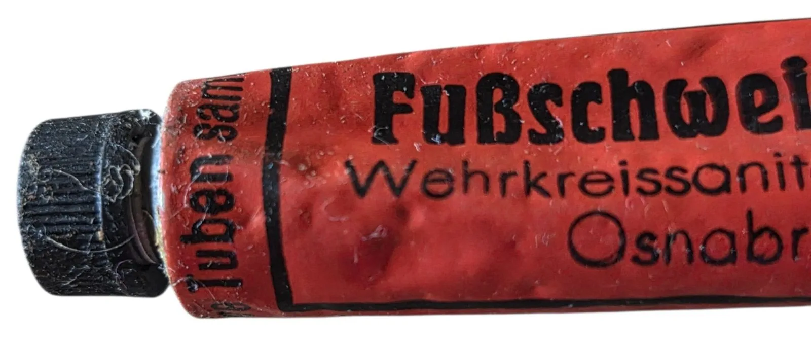a wehrmacht ww2 Fußschweißsalbe tube  2 — Overige — WO2 (foto 4 van 7)