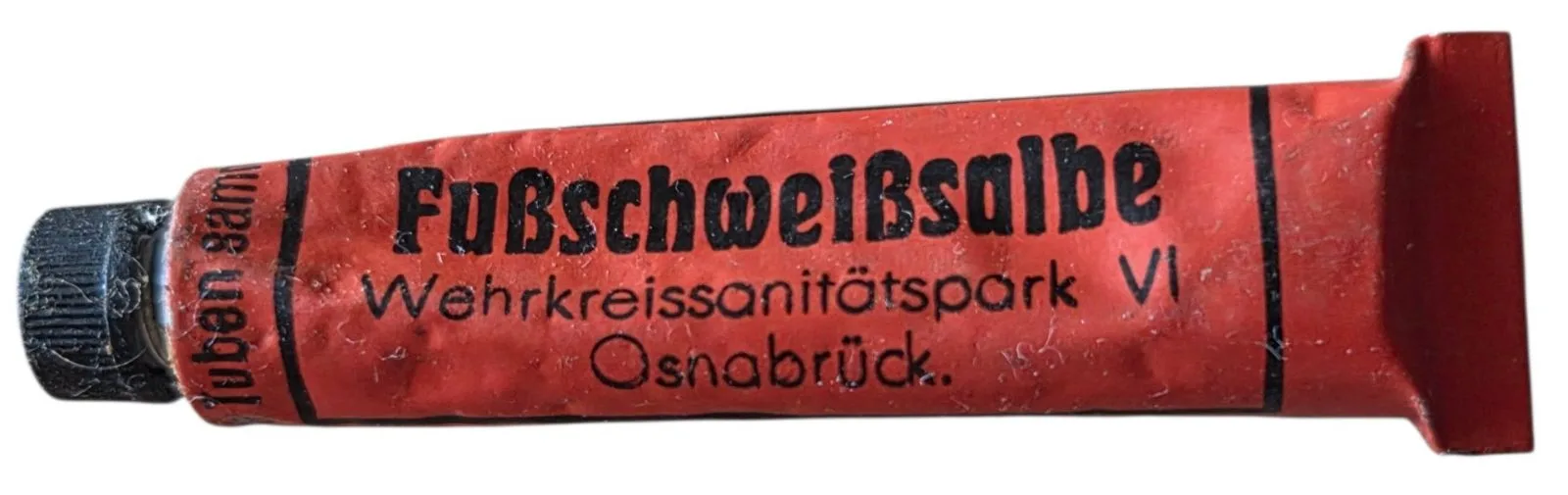 a wehrmacht ww2 Fußschweißsalbe tube  2 — Overige — WO2 (foto 6 van 7)