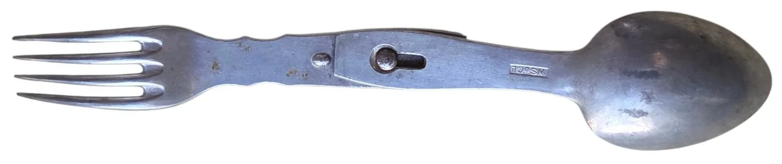 a german spoon/fork combination "göffel "marked with" W.S.U.C.L" — Uitrusting & Accessoires — WO2 (foto 6 van 10)