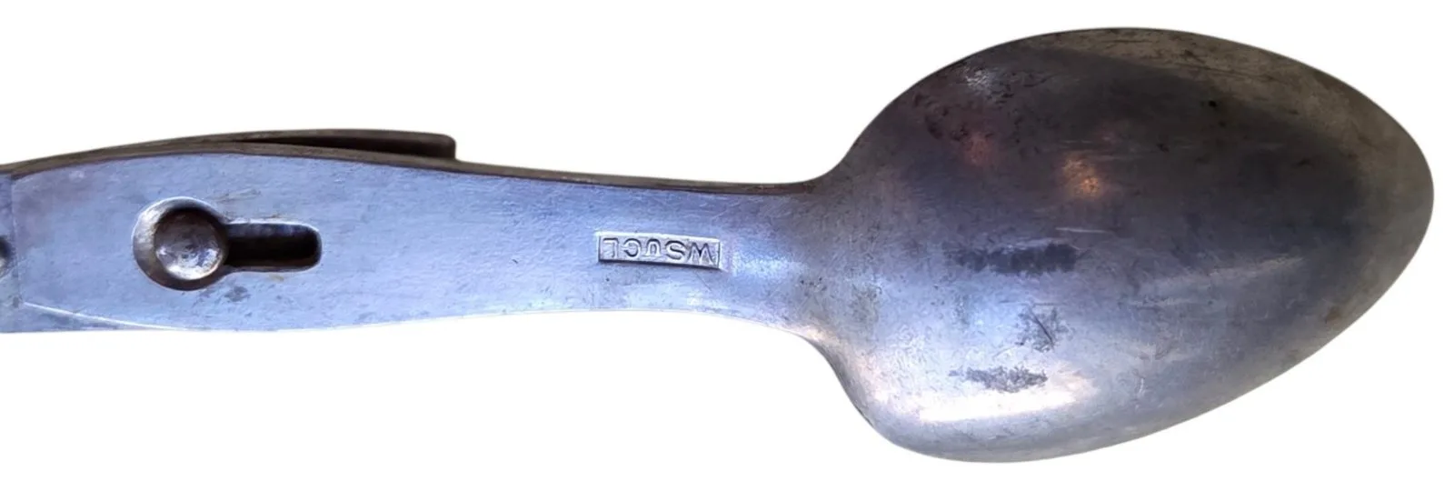a german spoon/fork combination "göffel "marked with" W.S.U.C.L" — Uitrusting & Accessoires — WO2 (foto 8 van 10)